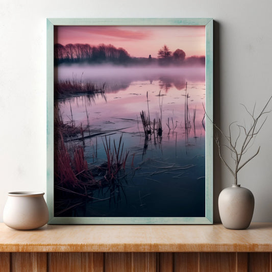Peaceful Sunset | Landscape | Timeless Art | Oil Painting naturepalette