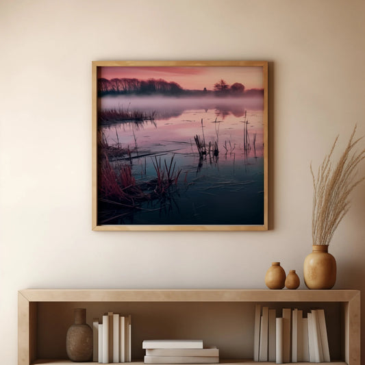 Peaceful Sunset | Landscape | Timeless Art | Oil Painting naturepalette